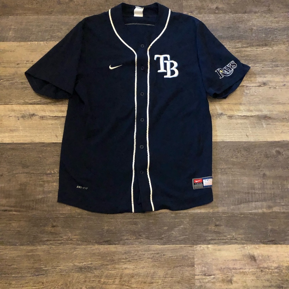 COPY - Majestic MLB Tampa Bay Rays Evan Longoria Jersey Size Medium